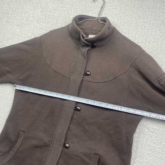 Columbia Polar Fleece Jacket Women’s Sz L Brown Button Up Outdoor Hiking Casual - Picture 11 of 16